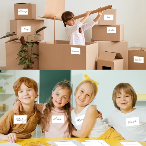 Removable Colored Labels Stickers