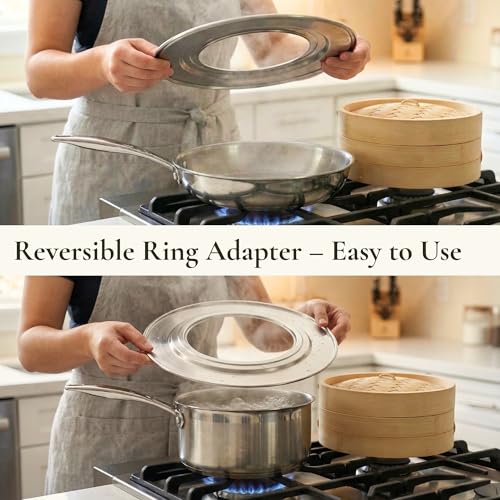 Stainless Steel Steamer Ring for Bamboo Steamer Basket 11