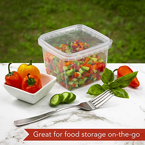 16 oz Deli Containers with Lids 20 Pack (16 oz)