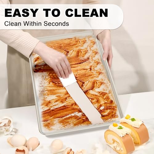 24 Inch Baking Sheet Pans with Rack Set (2 Count)