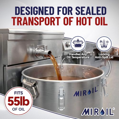Oil Grease Bucket & Filter Pot (#60L-7Gal)