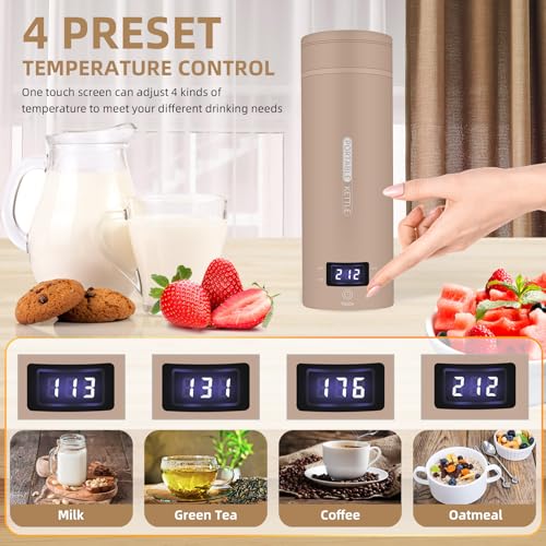 Portable Electric Kettle Travel (Khaki)