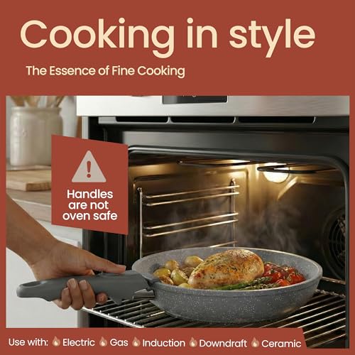 Bakken 17 Piece Ceramic Coated Aluminum Cookware Set (Dark Gray)