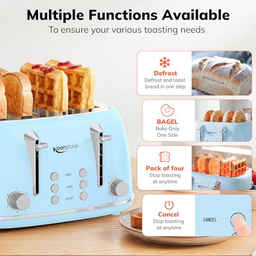 Toaster 4 Slice (4 Slice / Blue)