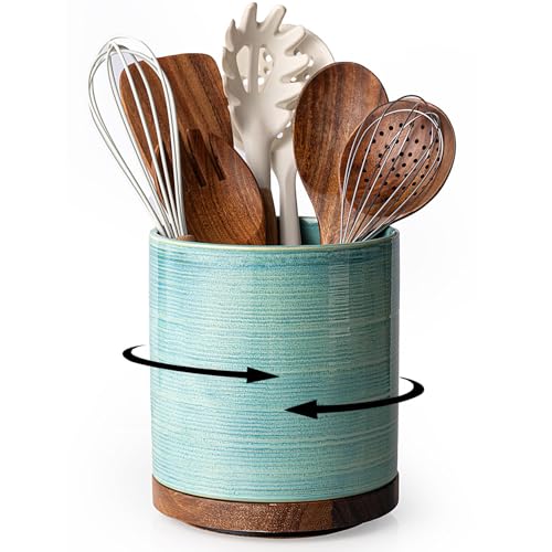 Utensil Holder (Turquoise)