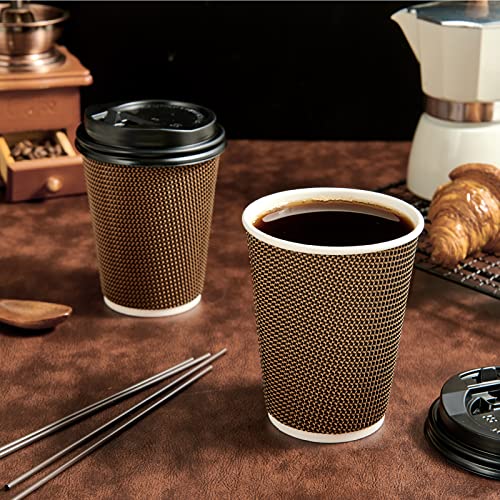 80 Pack 12 oz Disposabel Paper Cups (12OZ)