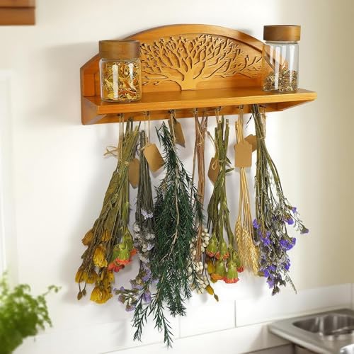 Tree Design Hanging Herb Drying Rack