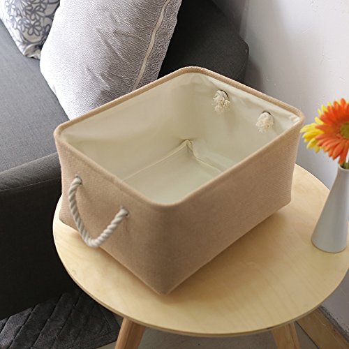 Large Storage Basket (Beige / Large - 15.7Lx11.8Wx8.3H)
