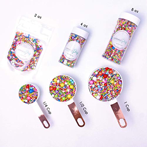 Christmas Tree Confetti Sprinkle Mix (Red, Green)