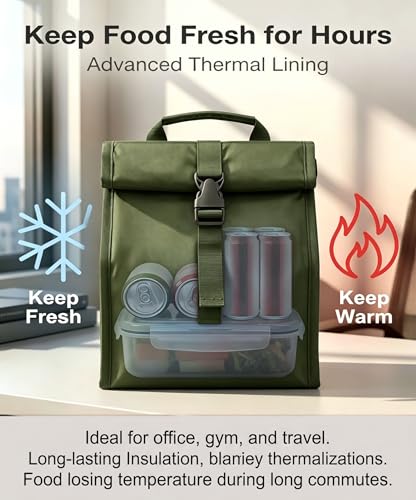 Insulated Foldable Lunch Bag