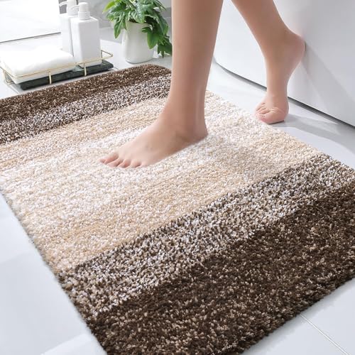 Bathroom Rugs Mat 34x21 (34" X 21" / Light Brown)