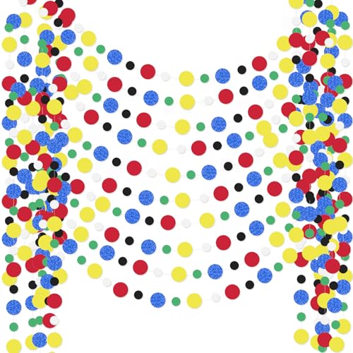 10 Pieces Dot Garland Banner Hanging (Classic Color)