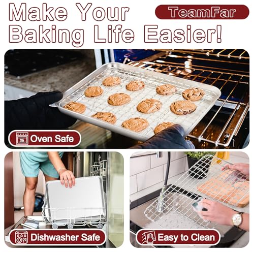 Baking Sheet with Rack (17.6" & 16" & 12.5")