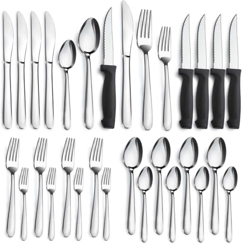 24 Piece Silverware Set (24Pcs)