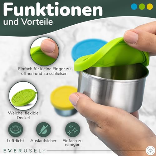 Stainless Steel Snack Containers (Summer)