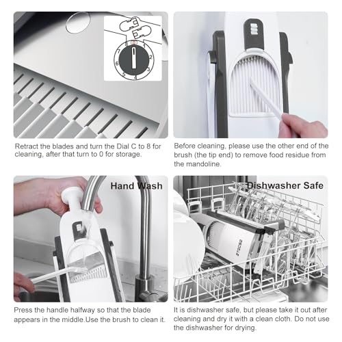 Safe Mandoline Slicer for Kitchen