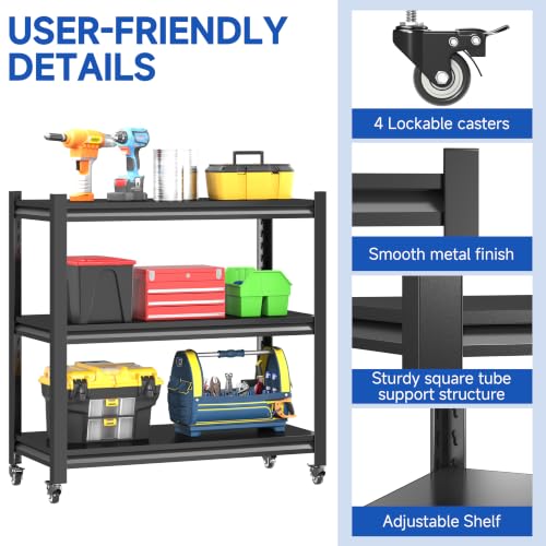 3 Tier Adjustable Garage Storage Shelving