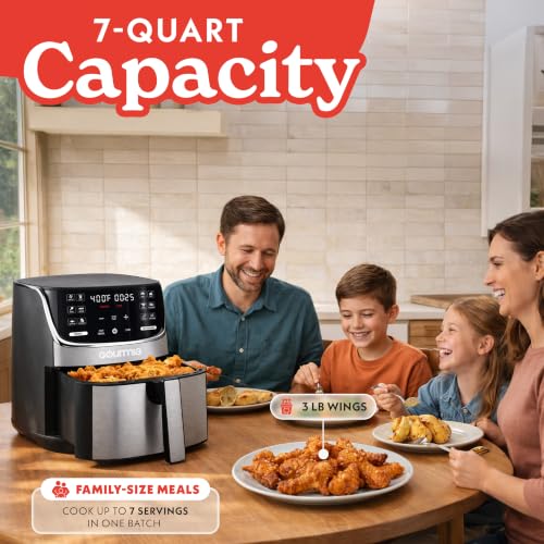 Air Fryer 7 Qt Basket Capacity (7 Qt Stainless Steel)