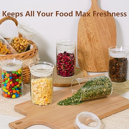 15oz Glass Jars with Airtight Lid (Clear / 3-15oz 2Pack)