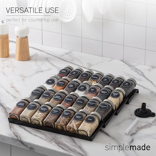 Spice Drawer Organizer (Set of 1 / Black)
