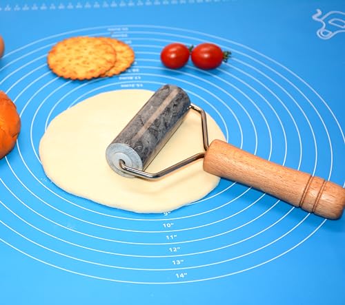 Rolling Pin For Cookies and Other Baking Cooking (Type 2 Black)