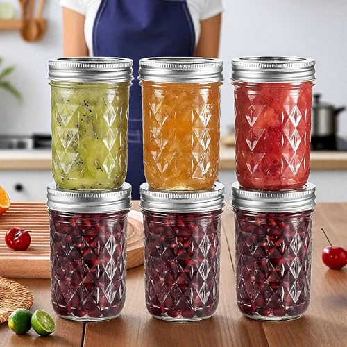 22oz 650ml Glass Mason Jars 6 Pack (22oz)
