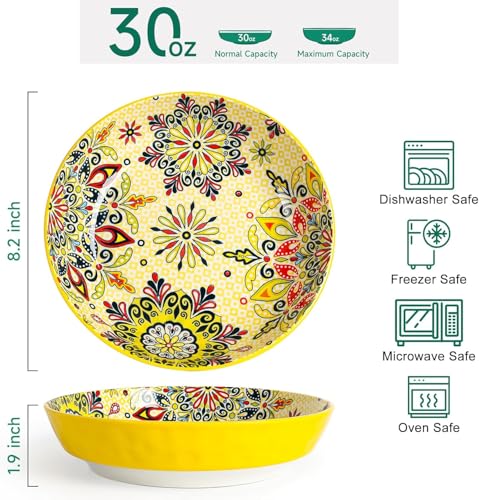 KitchenTour Pasta Bowls Set of 6