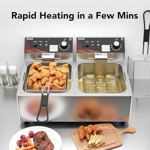 Commercial Electric Deep Fryer (20.7qT)