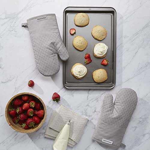 Asteroid Oven Mitt Set (7"x12.5" / Gray)