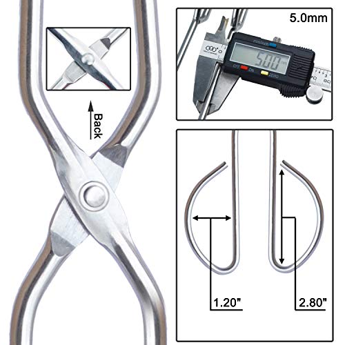 Stainless Steel Kitchen Scissor Tongs Set