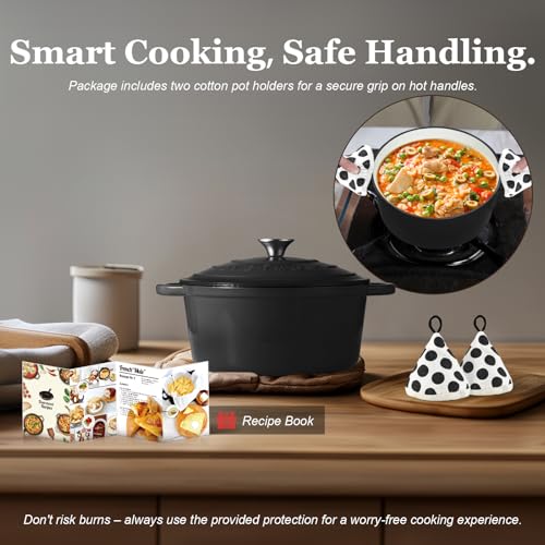 Enameled Cast Iron Dutch Oven (7 Quart / Graphite Gray)