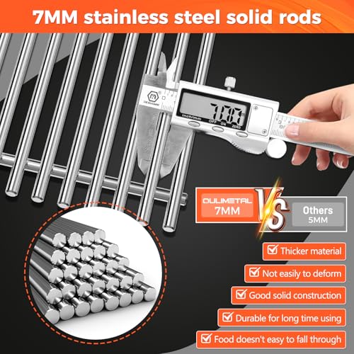 Grill Grates for Weber Spirit 300 and GS4 Spirit II 300 Series (17.4" x 11.7" 2 Pack)