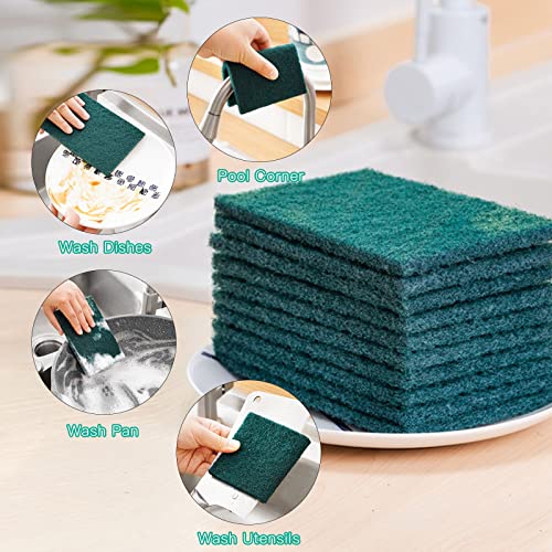 Heavy Duty Scour Pads Sponge Dish Scrubber Non (24 Count)