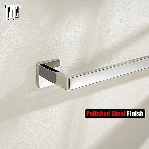 Polished Towel Bar (16.41 Inch / Polished Steel)