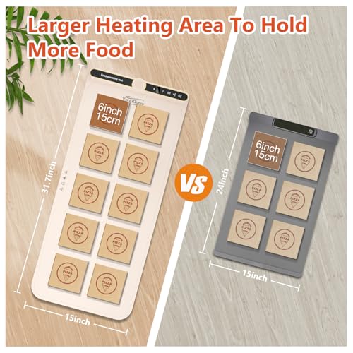 Warming Mat for Food Extra Large (Beige-xxl(31.7in X 15in))