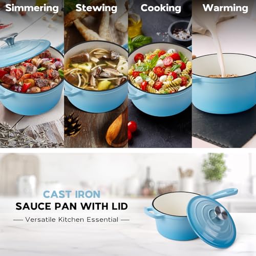 1 Quart Saucepan (Lake Blue / 1 Quarts)