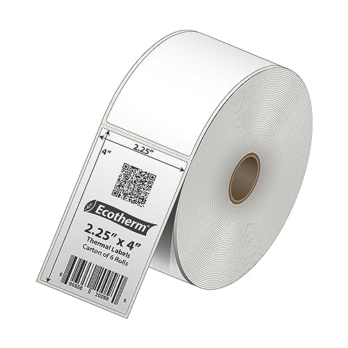 2.25" x 4" Thermal Labels (4200 Count)
