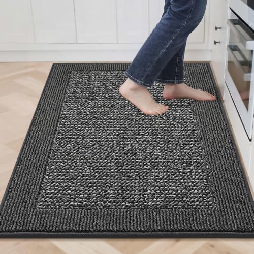 Kitchen Rug 24"x36" (Charcoal / 24" X 36" (Rectangular))