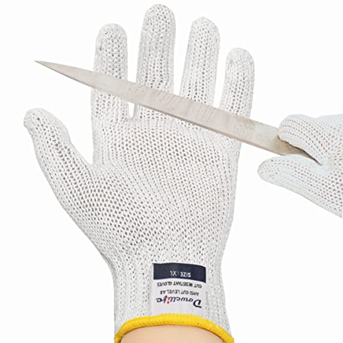 Level 8 Reinforced Cut Resistant Gloves (X-Large (Pack of 1) / White)