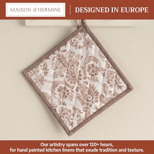 Pot Holders 100% Cotton Potholders (121 - Allure / 8" x 8" (Pot Holder Pack of 1))