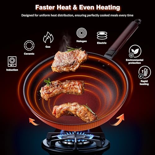 Carbon Steel Wok (Transparent/Black)