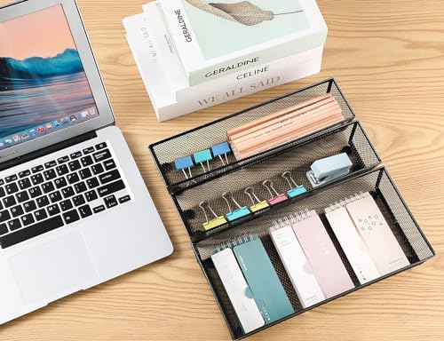 Silverware Drawer Organizer (12*3-5P-Black)