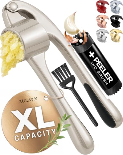 Large Premium Garlic Press Set