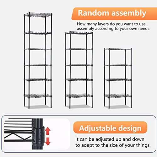 6 Tier Wire Shelf