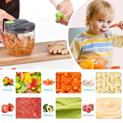 Manual Food Processor Vegetable Chopper