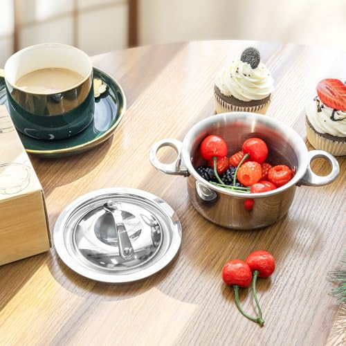 Mini Sauce Pan with Lid (0.42 QT / Silver)