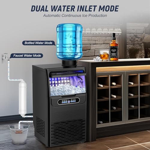 Under Counter Ice Maker Machine (Stainless Steel)