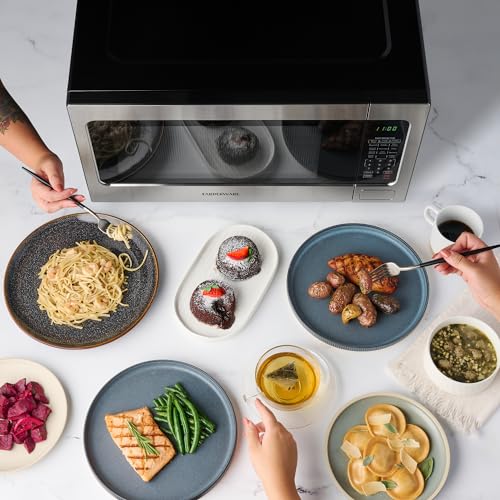 1100W 2.2 cu ft Countertop Microwave Oven With Smart Sensor (2.2 Cu. Ft. / Stainless Steel)