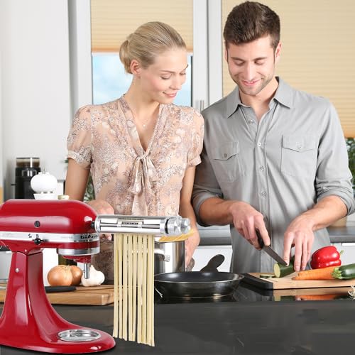 Pasta Maker Attachment for KitchenAid Stand Mixers