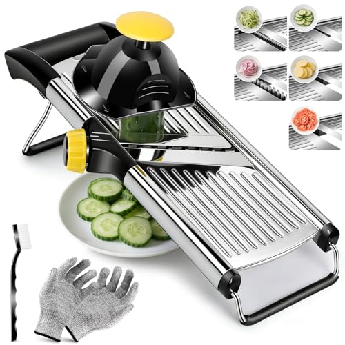 Mandoline Slicer for Kitchen (Mandoline Food Slicer-yellow)
